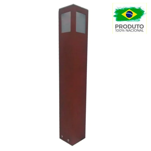 Poste Balizador para Jardim com Luminária LED E-27